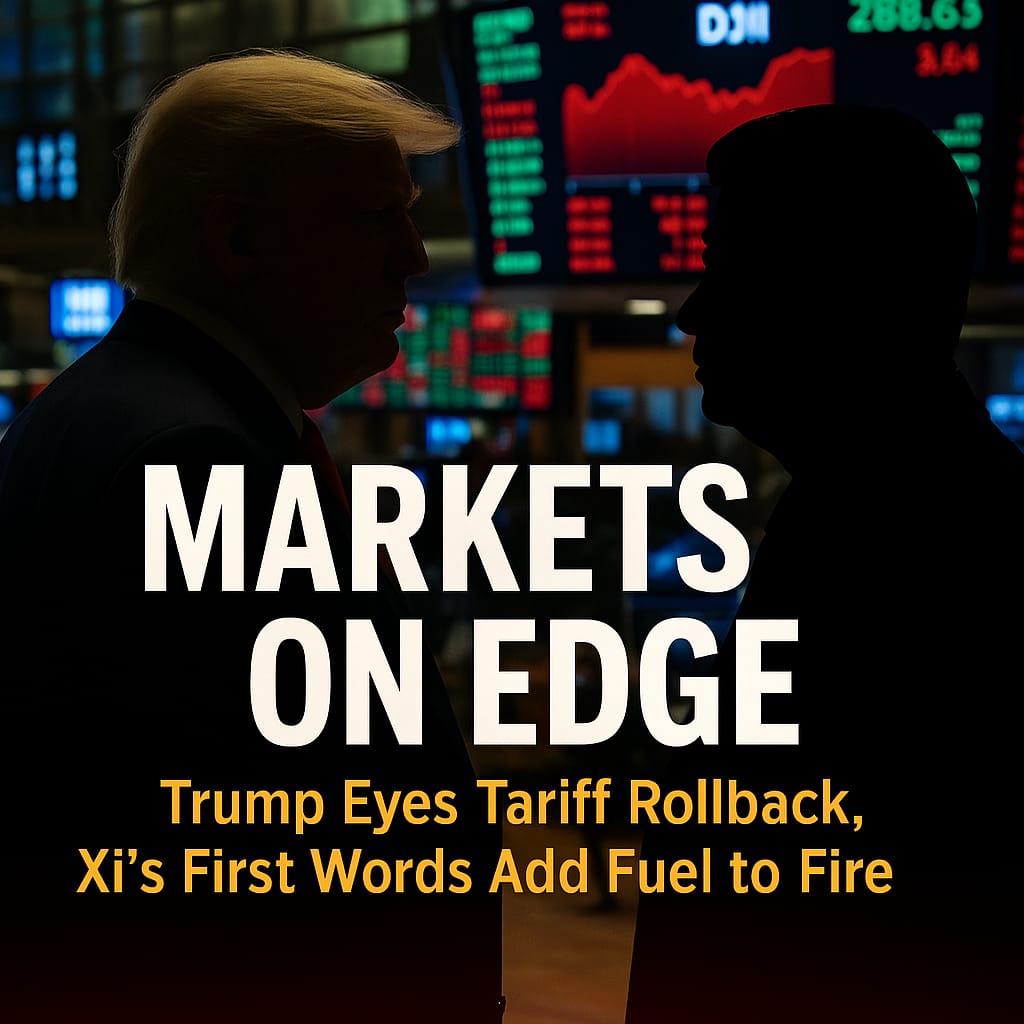 Markets on Edge: Trump Eyes Tariff Rollback, Xi’s First Words