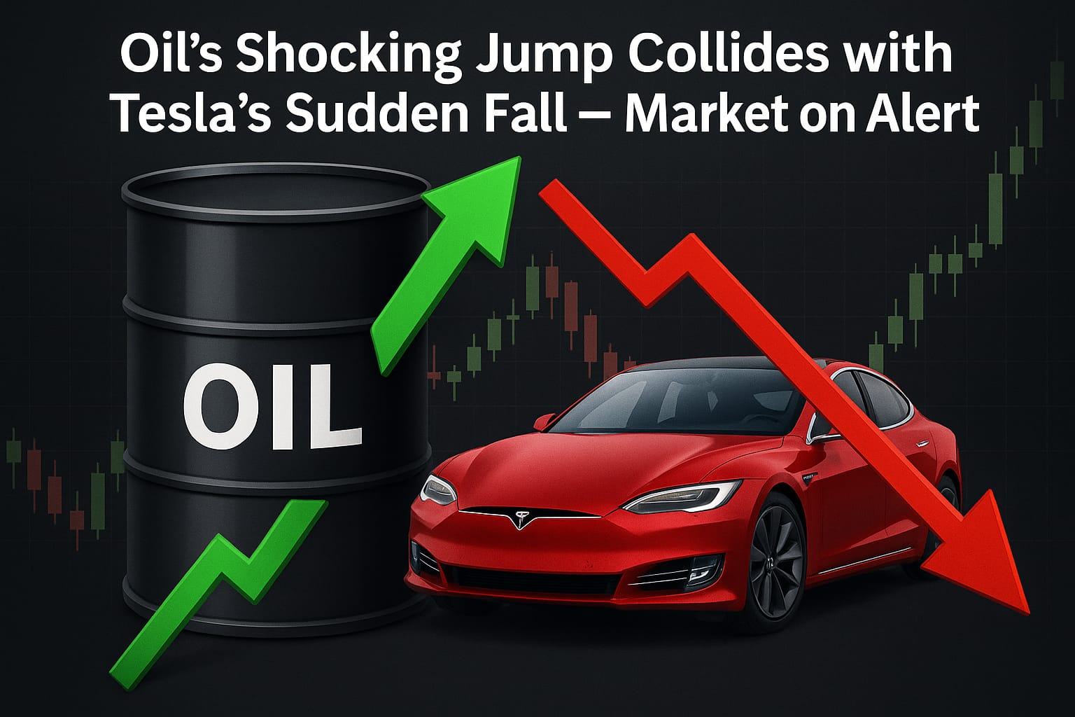 “A Volatile Morning: Oil Soars, Tesla Skids, Investors on Edge”
